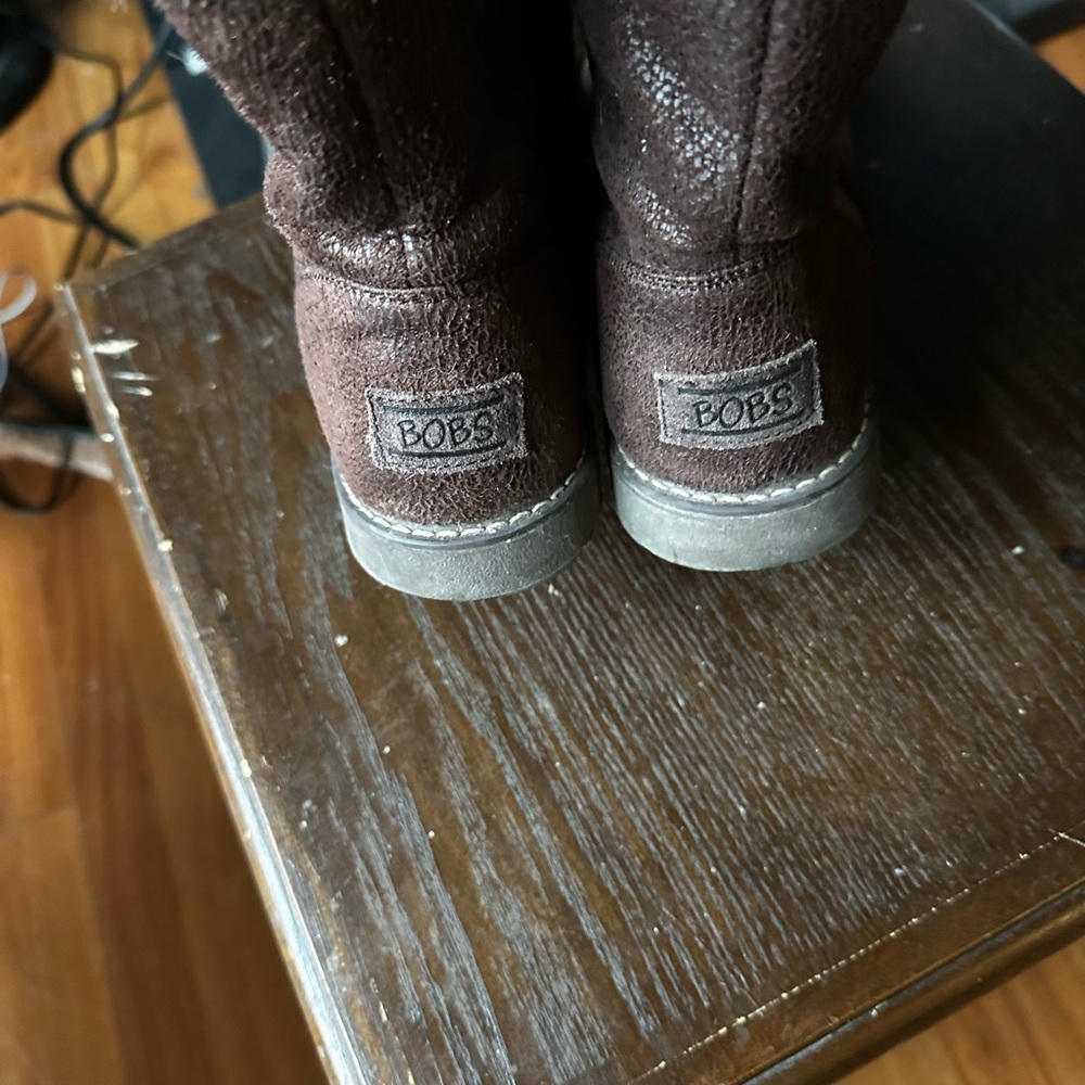 Bobs by sketchers brown boots 7.5